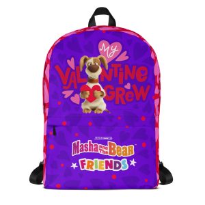 Masha and the Bear Friends Love Day Backpack