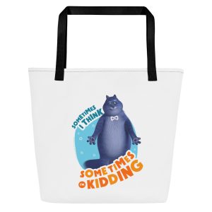 Masha and the Bear Friends: Cat All-Over Print Large Tote Bag