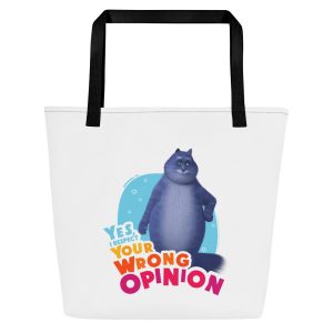 Masha and the Bear Friends: Cat All-Over Print Large Tote Bag