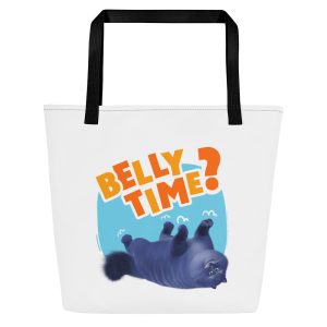 Masha and the Bear Friends: Cat All-Over Print Large Tote Bag