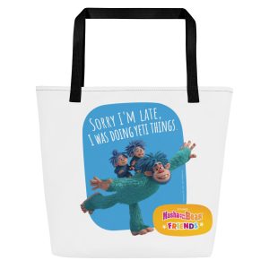 Masha and the Bear Friends All-Over Print Large Tote Bag