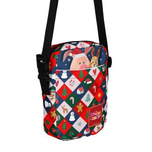 Masha and the Bear Friends Christmas Utility crossbody bag