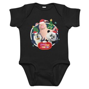 Masha and the Bear Friends Christmas Infant Bodysuit