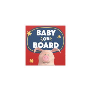 Masha and the Bear Friends Christmas Baby On Board Car Magnets