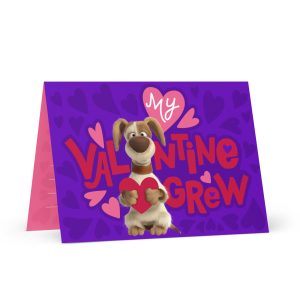 Masha and the Bear Friends Love Day Greeting card