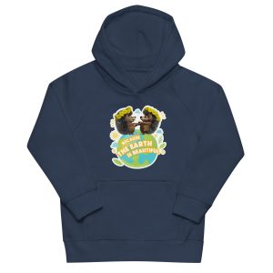 Masha and the Bear Friends Go Green! Kids eco hoodie