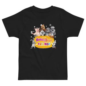 Masha and The Bear Friends Toddler Jersey T-shirt