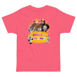Masha and the Bear Friends Toddler Jersey Group Photo #2 T-shirt
