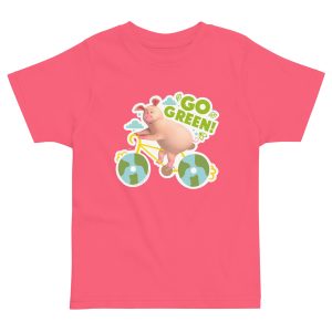 Masha and the Bear Friends Go Green! Toddler jersey t-shirt