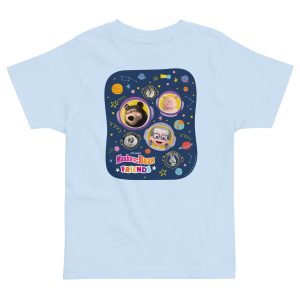 Masha and The Bear Friends Cosmic #3 Toddler Jersey T-shirt