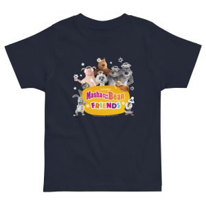 Masha and the Bear Friends Toddler Jersey Group Photo#1 T-shirt
